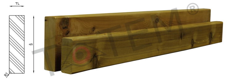 Frézovaný profil - decking