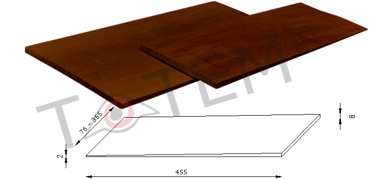 Střešní šindel - olejovaný